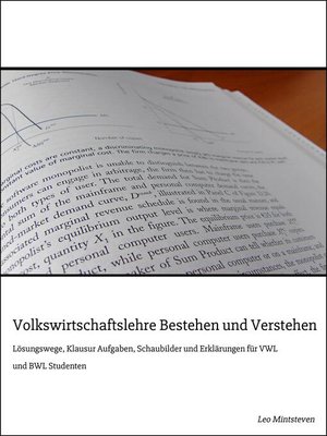 cover image of Volkswirtschaftslehre Bestehen und Verstehen